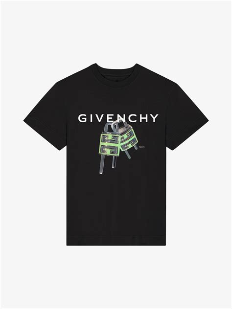 givenchy cotton short sleeved logo t-shirt|Givenchy Slim Fit 4G Logo Cotton Graphic T.